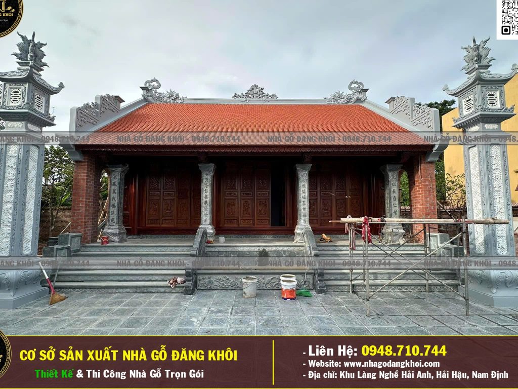 Thi Công Nhà Gỗ 3 Gian Lim Lam Phi Tại Thanh Hóa – Nhà Gỗ Đăng Khôi