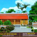 Nhà Gỗ 5 Gian Lim Nam Phi Tại Vụ Bản – Nhà Gỗ Đăng Khôi