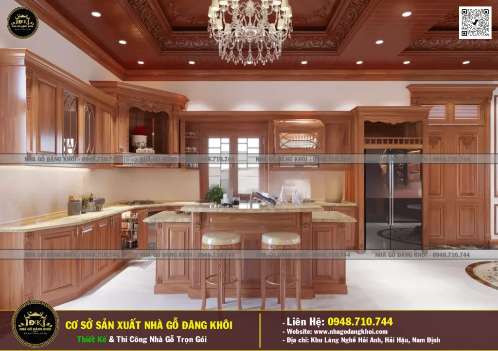 Nên chọn gỗ tự nhiên nào để thiết kế nội thất phòng khách thêm sang