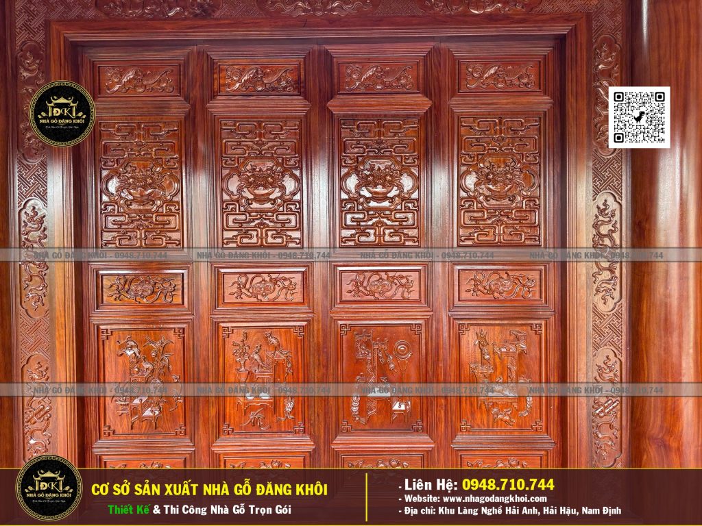 Nhà Gỗ 3 Gian 1 Hậu Cung ,Từ Đường Họ Phan Làng Nguyễn Thái Bình