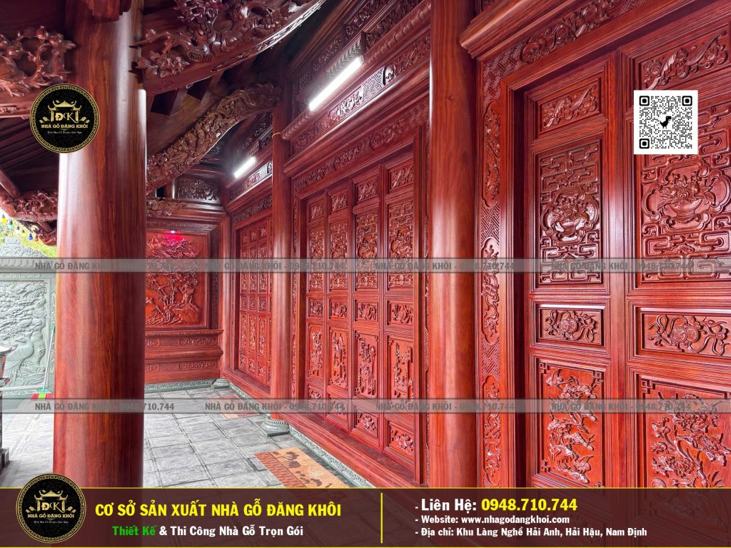 Nhà Gỗ 3 Gian 1 Hậu Cung ,Từ Đường Họ Phan Làng Nguyễn Thái Bình
