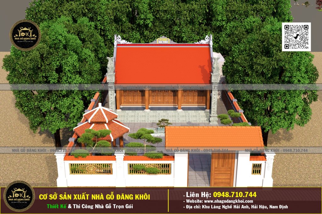 Dự An Nhà Gỗ 3 Gian +Lầu Gỗ Lim Nam Phi Hải Dương – Nhà gỗ Đăng Khôi