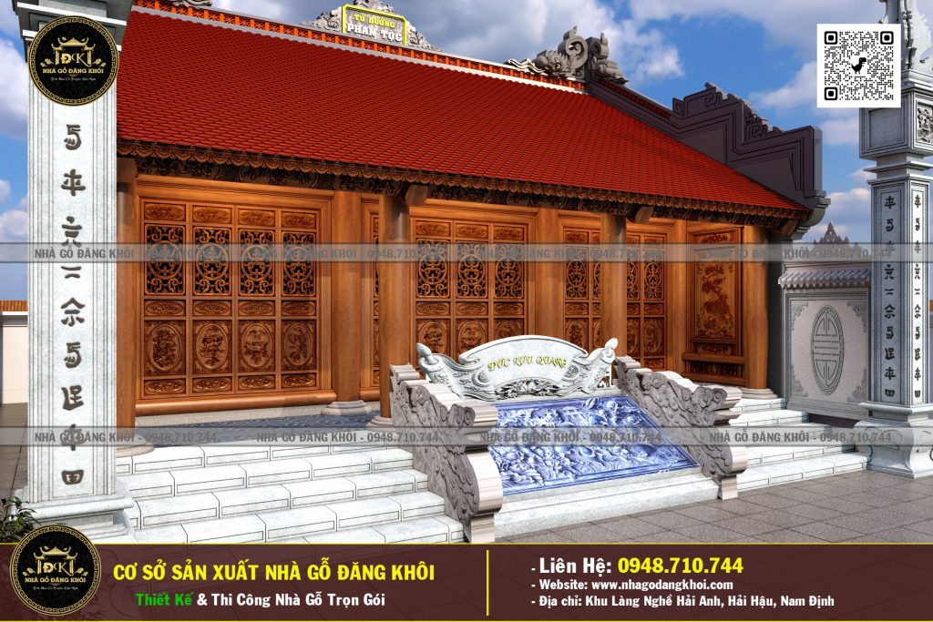 Nhà Gỗ 3 Gian Lim Nam Phi – Nhà Gỗ Đăng Khôi