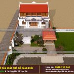 Nhà Gỗ 5 Gian 2 Tầng Căm Xe Lào – Nhà Gỗ Đăng Khôi!
