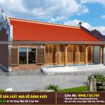 Nhà Gỗ 3 Gian 1 Phòng Ngủ Lim Nam Phi – Nhà Gỗ Đăng Khôi