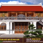 Nhà Gỗ 5 Gian 2 Tầng Căm Xe Lào – Nhà Gỗ Đăng Khôi!