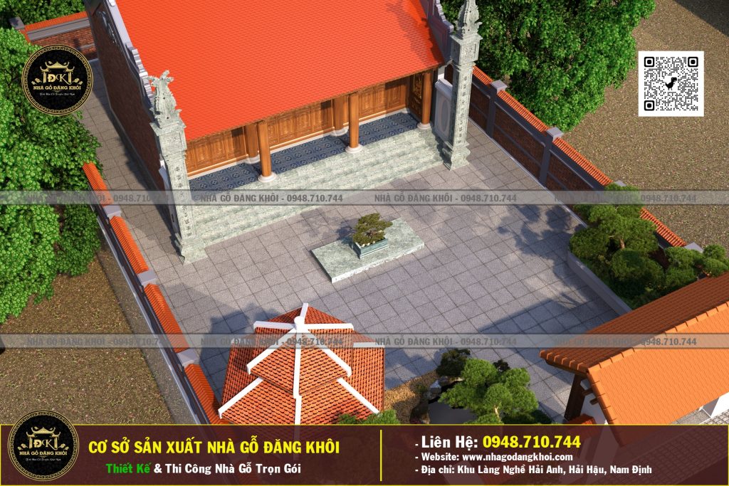 Dự An Nhà Gỗ 3 Gian +Lầu Gỗ Lim Nam Phi Hải Dương – Nhà gỗ Đăng Khôi
