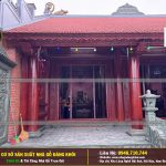 Nhà Gỗ 3 Gian 1 Hậu Cung ,Từ Đường Họ Phan Làng Nguyễn Thái Bình