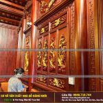 Nội Thất Nhà Gỗ 3 Gian Lim Nam Phi Thi Công Tại Thường Tín, Hà Nội!