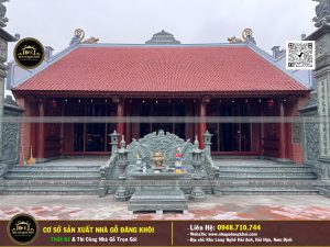 Nhà Gỗ 3 Gian 1 Hậu Cung ,Từ Đường Họ Phan Làng Nguyễn Thái Bình