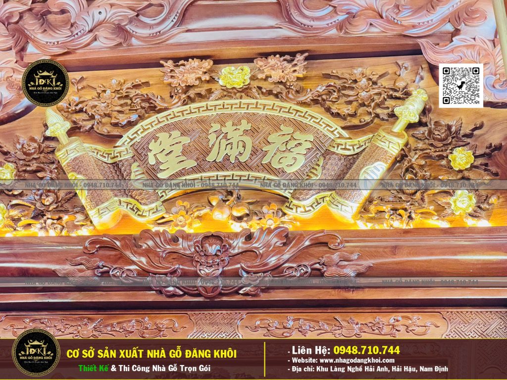 Nội Thất Nhà Gỗ 5 Gian Căm Xe Lào – Nhà Gỗ Đăng Khôi