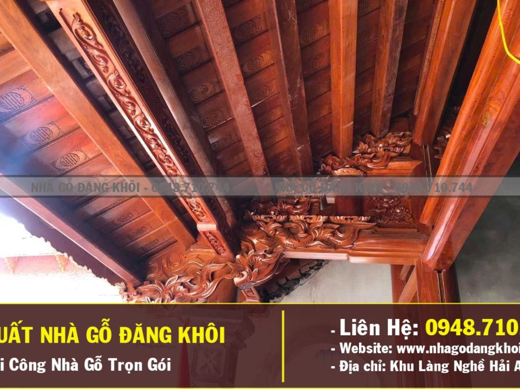 Thi Công Nhà Gỗ 3 Gian Lim Lam Phi Tại Thanh Hóa – Nhà Gỗ Đăng Khôi