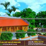 Nhà gỗ 5 gian là gì? Dự án xây nhà gỗ 5 gian nổi bật