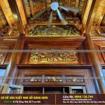 Nội Thất Nhà Gỗ 5 Gian Lim Nam Phi Thi Công Tại Nam Định