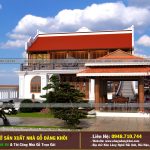 Nhà Gỗ 5 Gian 2 Tầng Căm Xe Lào – Nhà Gỗ Đăng Khôi!