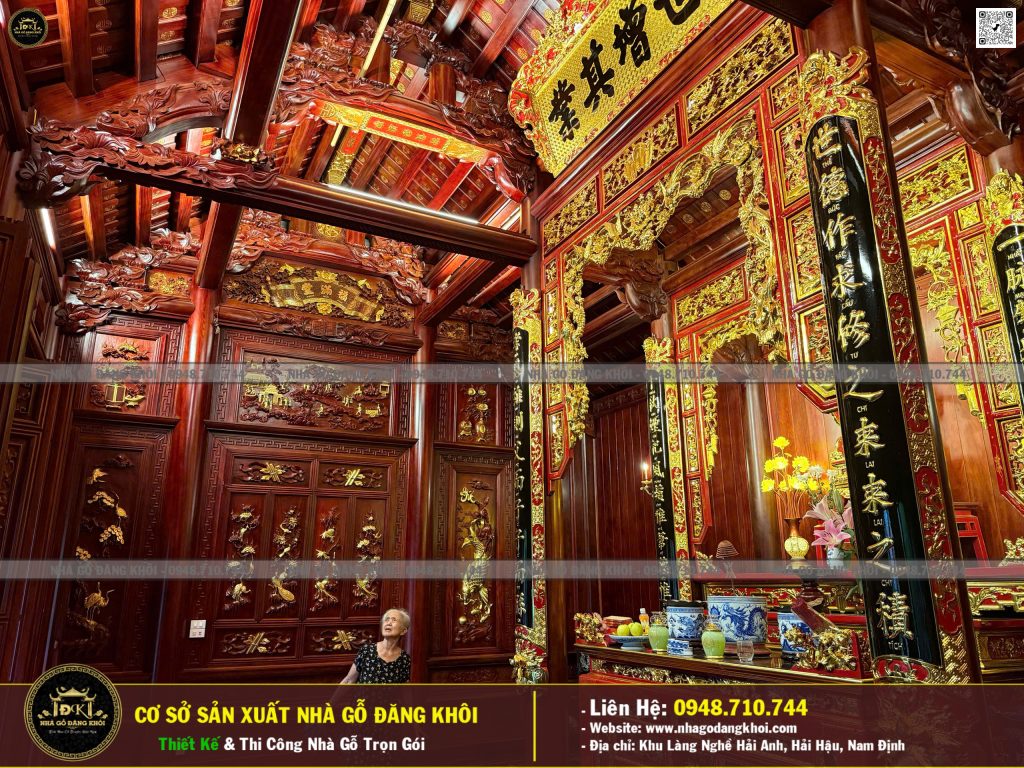 Nhà gỗ 3 gian đẹp và điều cấm kỵ khi xây