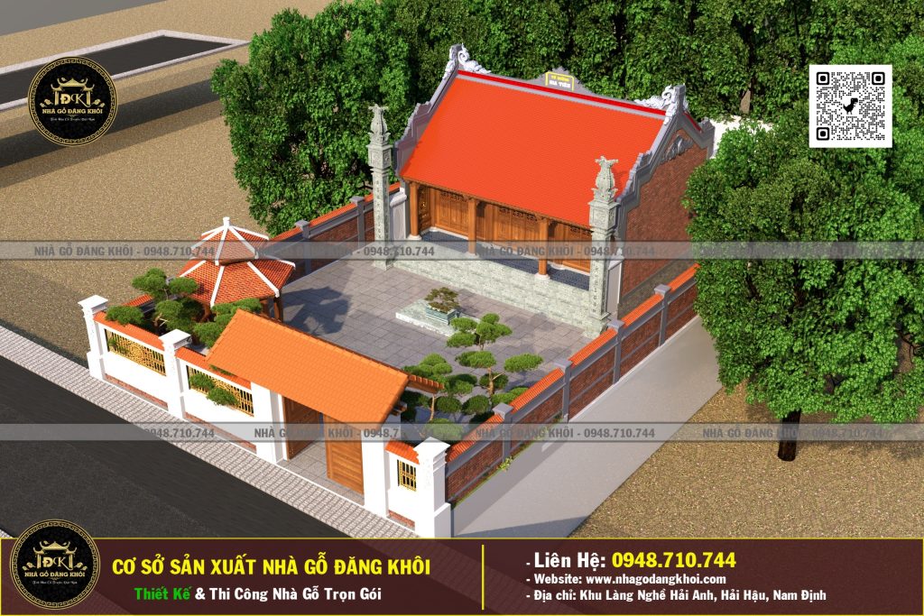 Dự An Nhà Gỗ 3 Gian +Lầu Gỗ Lim Nam Phi Hải Dương – Nhà gỗ Đăng Khôi