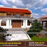 Nhà Gỗ 5 Gian 2 Tầng Căm Xe Lào – Nhà Gỗ Đăng Khôi!