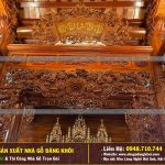 Nội Thất Nhà Gỗ 5 Gian Lim Nam Phi Nam Định – Nhà Gỗ Đăng Khôi