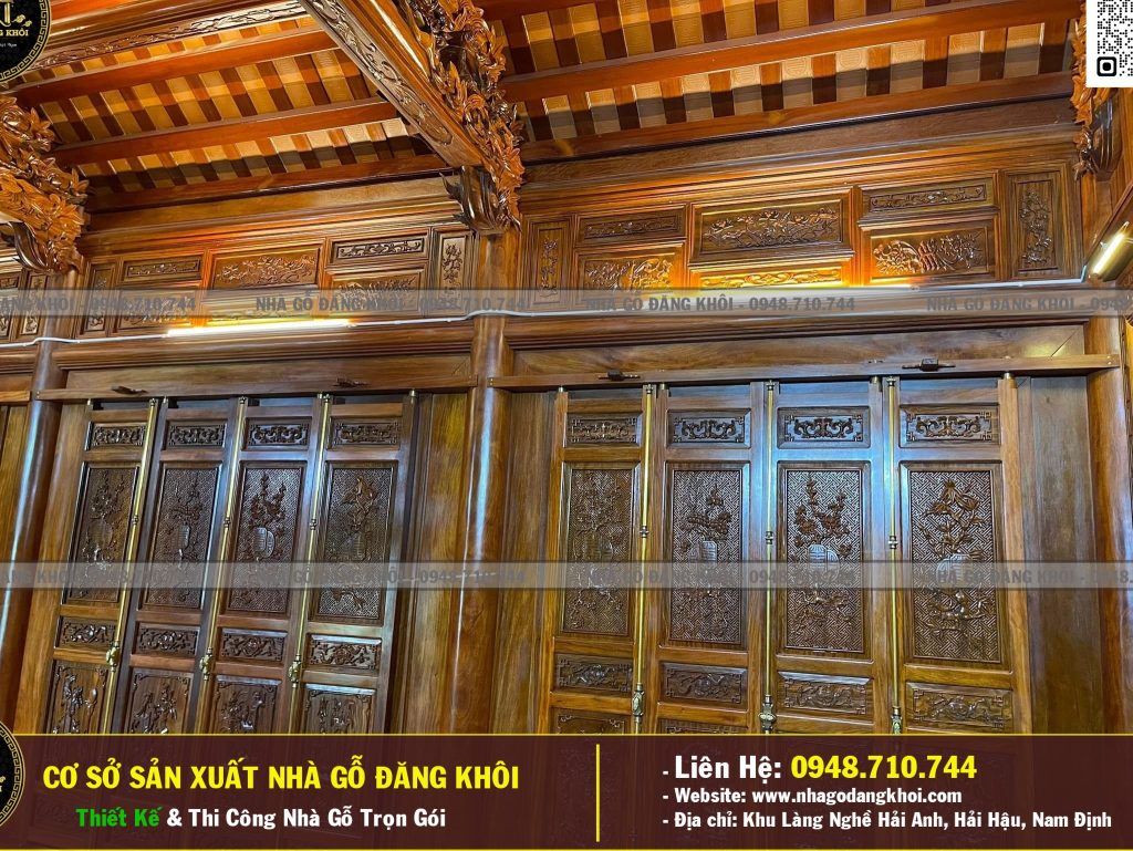 Nội Thất Nhà Gỗ 3 Gian Nhà Gỗ Đăng Khôi Thi Công Tại Hà Nội