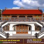 Nhà Gỗ 5 Gian 2 Tầng Lim Nam Phi – Nhà Gỗ Đăng Khôi