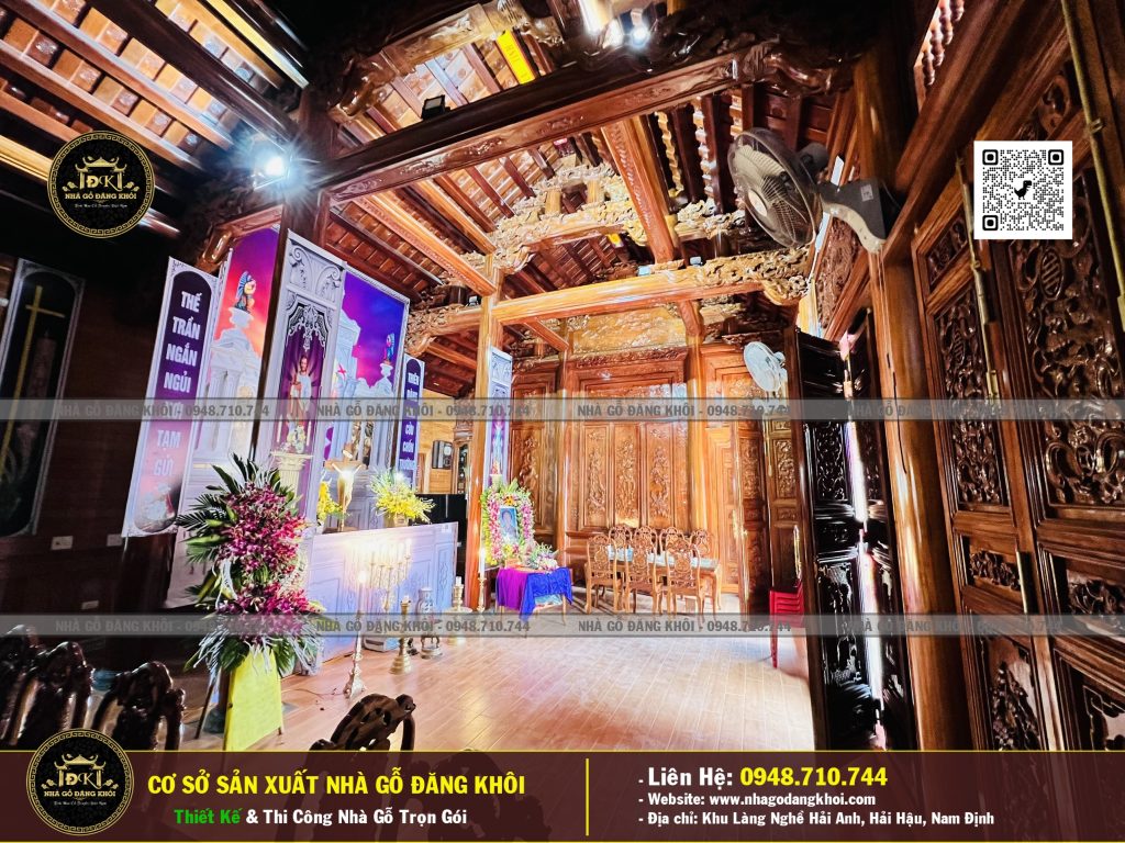 Nội Thất Nhà Gỗ 5 Gian Lim Nam Phi – Nhà Gỗ Đăng Khôi