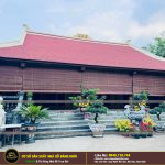 Thi Công Nhà Gỗ 5 GIAN Mái Đao Đuôi Mun Tại Bình Dương