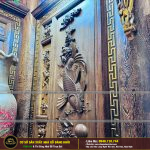 Nội Thất Nhà Gỗ 5 Gian Mái Đao Gỗ  Mun Đuôi Công  Thi Công Tại Bình Dương