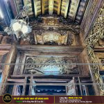 Nội Thất Nhà Gỗ 5 Gian Mái Đao Gỗ  Mun Đuôi Công  Thi Công Tại Bình Dương