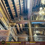 Nội Thất Nhà Gỗ 5 Gian Mái Đao Gỗ  Mun Đuôi Công  Thi Công Tại Bình Dương