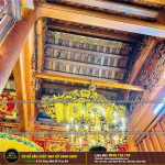 Nhà Chùa Gỗ 3 Gian 4 Mái Đao Gỗ Lim Nam Phi