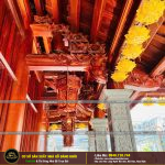 Nhà Chùa Gỗ 3 Gian 4 Mái Đao Gỗ Lim Nam Phi