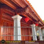 Khuân Viên  Nhà Gỗ 5 Gian Lim Lam Phi Hiên Thông Tại Bắc Giang – Nhà Gỗ Đăng Khôi