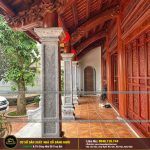 Khuân Viên  Nhà Gỗ 5 Gian Lim Lam Phi Hiên Thông Tại Bắc Giang – Nhà Gỗ Đăng Khôi