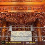 NỘI THẤT NHÀ GỖ 3 GIAN LIM NAM PHI -NHÀ GỖ ĐĂNG KHÔI