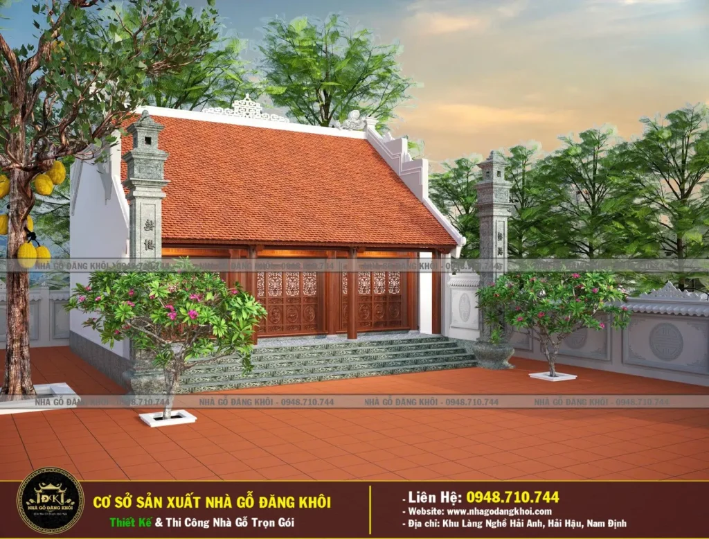 NHÀ GỖ 3 GIAN LIM XANH TALI -HÀ NAM -NHÀ GỖ ĐĂNG KHÔI