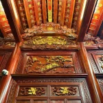 Nội Thất Nhà Gỗ 3 Gian Lim Nam Phi Thi Công Tại Thường Tín, Hà Nội!