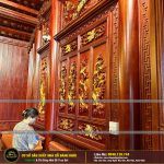 Nội Thất Nhà Gỗ 3 Gian Lim Nam Phi Thi Công Tại Thường Tín, Hà Nội!
