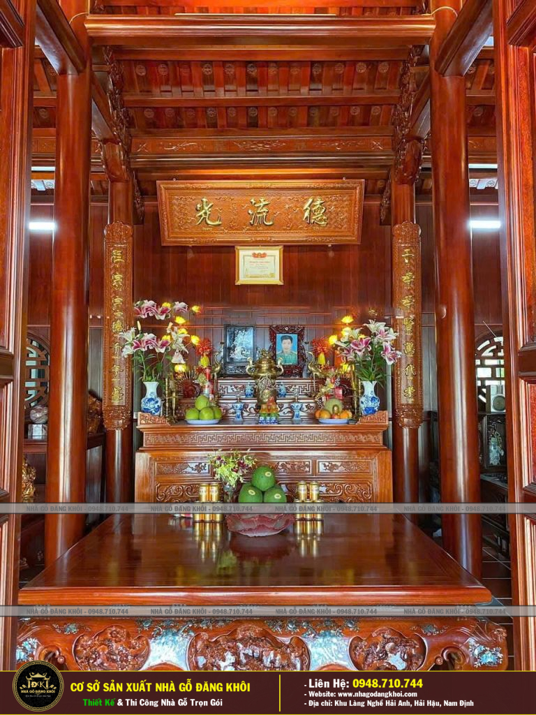 NHÀ GỖ 3 GIAN LIM LAM PHI TẠI HÀ NAM -NHÀ GỖ ĐĂNG KHÔI