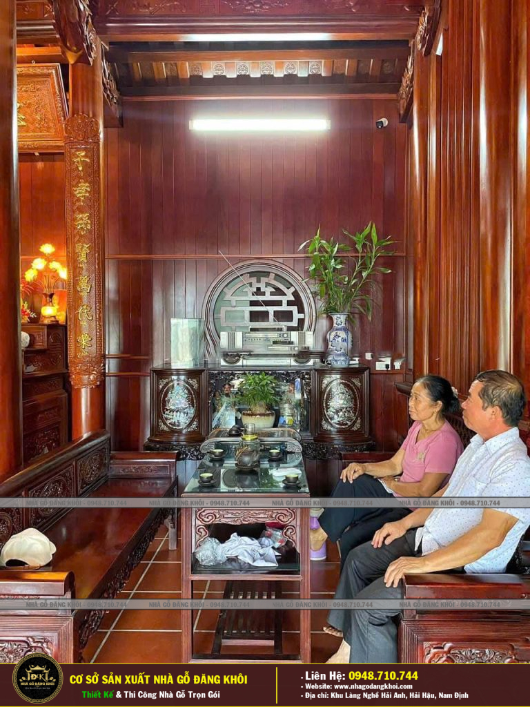 NHÀ GỖ 3 GIAN LIM LAM PHI TẠI HÀ NAM -NHÀ GỖ ĐĂNG KHÔI