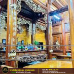 Nội Thất Nhà Gỗ 3 Gian 2 Chái Lim Lào Tại Quảng Ninh -Nhà GỖ Đăng Khôi