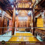 Nội Thất Nhà Gỗ 3 Gian 2 Chái Lim Lào Tại Quảng Ninh -Nhà GỖ Đăng Khôi
