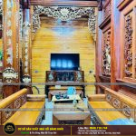 Nội Thất Nhà Gỗ 3 Gian 2 Chái Lim Lào Tại Quảng Ninh -Nhà GỖ Đăng Khôi