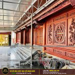 Nội Thất Nhà Gỗ 3 Gian 2 Chái Lim Lào Tại Quảng Ninh -Nhà GỖ Đăng Khôi