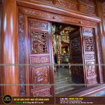 NỘI THÁT NHÀ GỖ 3 GIAN LIM NAM PHI NHÀ THỜ HỌ PHAN -THÁI BÌNH
