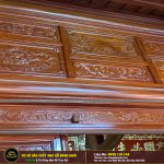 NỘI THÁT NHÀ GỖ 3 GIAN LIM NAM PHI NHÀ THỜ HỌ PHAN -THÁI BÌNH