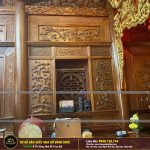 NỘI THÁT NHÀ GỖ 3 GIAN LIM NAM PHI NHÀ THỜ HỌ PHAN -THÁI BÌNH