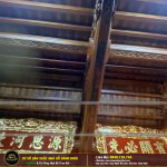 NỘI THÁT NHÀ GỖ 3 GIAN LIM NAM PHI NHÀ THỜ HỌ PHAN -THÁI BÌNH