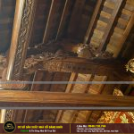 NỘI THÁT NHÀ GỖ 3 GIAN LIM NAM PHI NHÀ THỜ HỌ PHAN -THÁI BÌNH