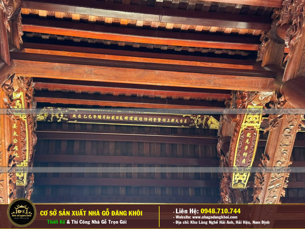 Thi Công Và Lắp Dựng Nhà Gỗ 5 GIAN Gỗ Lim Nam Phi Tại Hà Nội  – Nhà Gỗ Đăng  Khôi